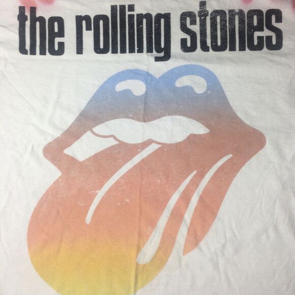 The Rolling Stones T Shirt Mens Medium Tie Dye Short Sleeve Crewneck‎ Distressed - Picture 3 of 8